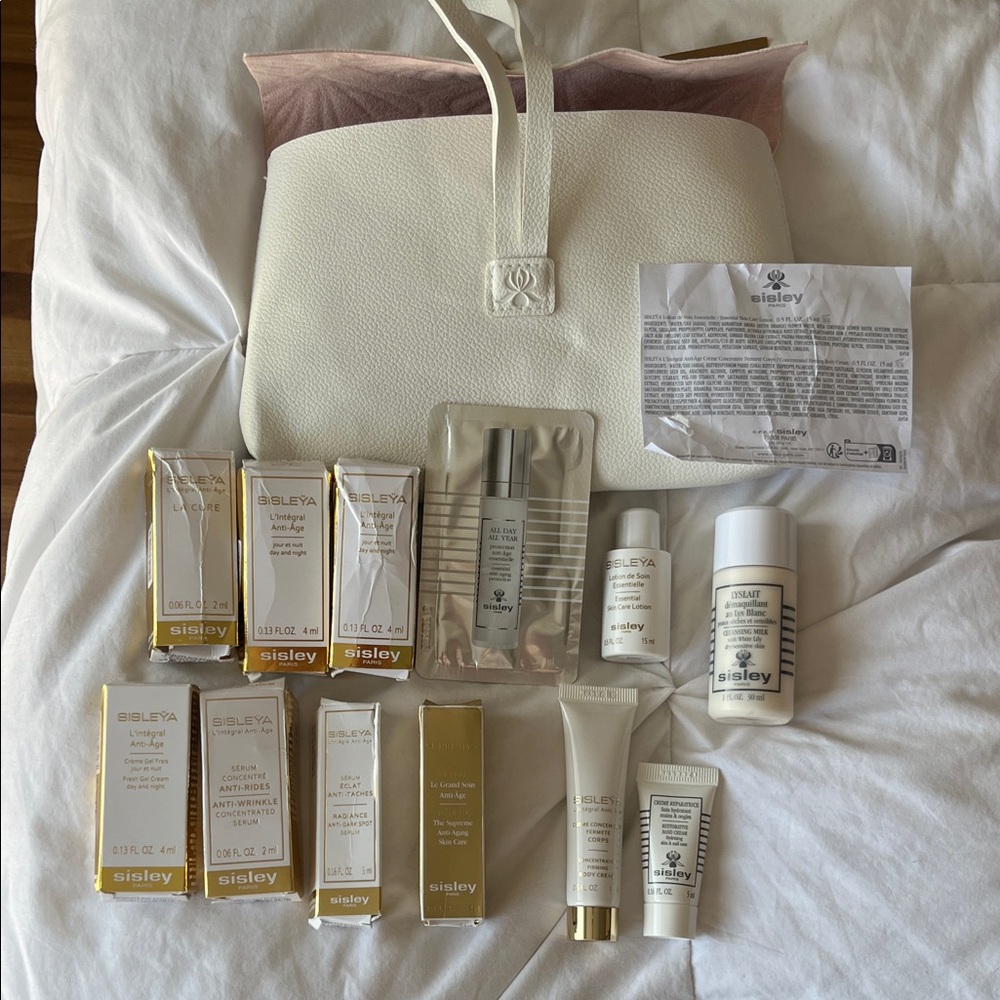 Sisley-Paris Skincare Collection with Cream Tote